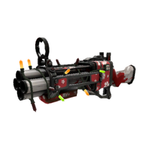 Strange Unusual Festivized Professional Killstreak Bloom Buffed Iron Bomber (Battle Scarred)