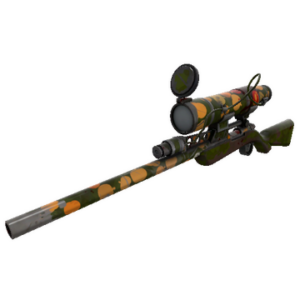 Strange Unusual Gourdy Green Sniper Rifle (Battle Scarred)