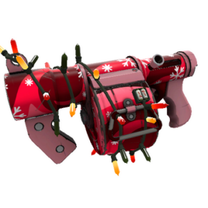 Unusual Festivized Snowflake Swirled Stickybomb Launcher (Minimal Wear)