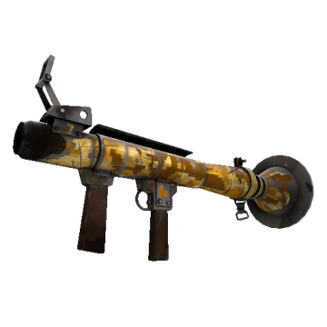 Unusual Sand Cannon Rocket Launcher (Battle Scarred)