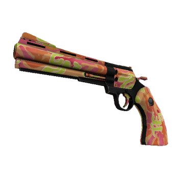 Strange Festive Professional Killstreak Psychedelic Slugger Revolver (Factory New)
