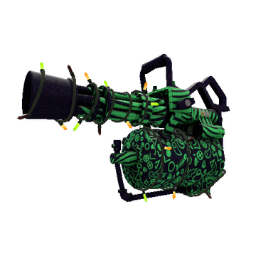 Strange Festivized Professional Killstreak Raving Dead Minigun (Factory New)