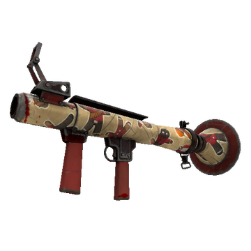Unusual Cookie Fortress Rocket Launcher (Battle Scarred)