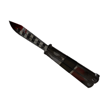 Unusual Festive Professional Killstreak Airwolf Knife (Battle Scarred)