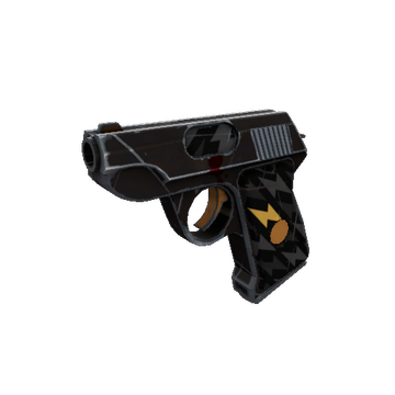 Unusual Festive Professional Killstreak Black Dahlia Pistol (Field-Tested)