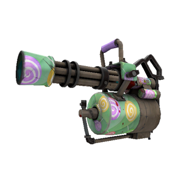 Unusual Festive Professional Killstreak Brain Candy Minigun (Field-Tested)