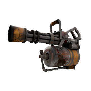Unusual Festive Professional Killstreak Brick House Minigun (Battle Scarred)