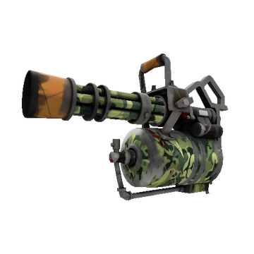 Unusual Festive Professional Killstreak King of the Jungle Minigun (Well-Worn)