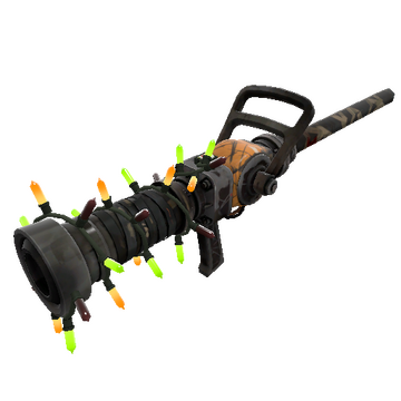 Unusual Festive Specialized Killstreak Masked Mender Medi Gun (Battle Scarred)