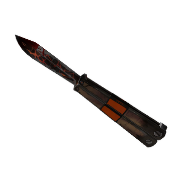 Unusual Festive Specialized Killstreak Stabbed to Hell Knife (Battle Scarred)