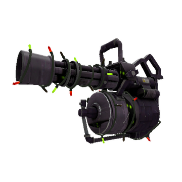Unusual Festivized Crawlspace Critters Minigun (Minimal Wear)