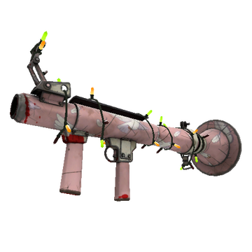 Unusual Festivized Dovetailed Rocket Launcher (Battle Scarred)