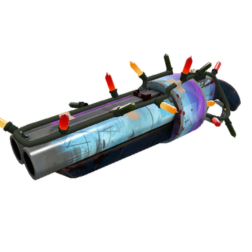 Unusual Festivized Frozen Aurora Scattergun (Battle Scarred)
