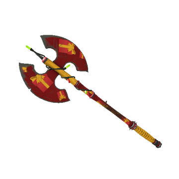 Unusual Festivized Gift Wrapped Scotsman's Skullcutter (Field-Tested)