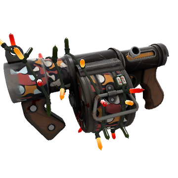 Unusual Festivized Killstreak Carpet Bomber Stickybomb Launcher (Field-Tested)