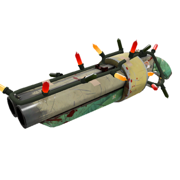 Unusual Festivized Killstreak Flower Power Scattergun (Well-Worn)