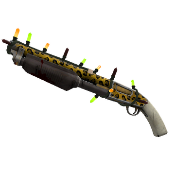 Unusual Festivized Leopard Printed Shotgun (Well-Worn)