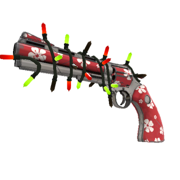 Unusual Festivized Professional Killstreak Bloom Buffed Revolver (Field-Tested)