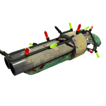 Unusual Festivized Professional Killstreak Flower Power Scattergun (Battle Scarred)
