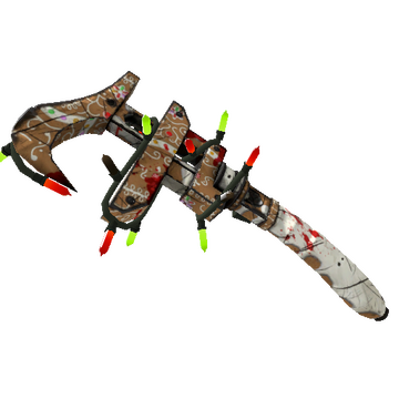 Unusual Festivized Professional Killstreak Gingerbread Winner Jag (Battle Scarred)