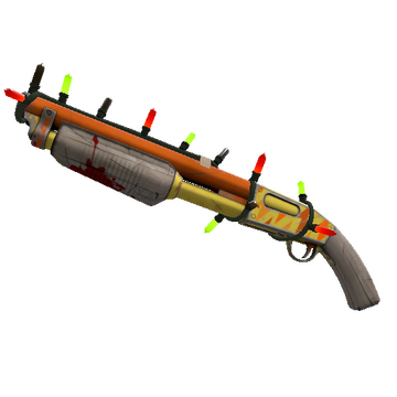 Unusual Festivized Professional Killstreak Lightning Rod Shotgun (Field-Tested)