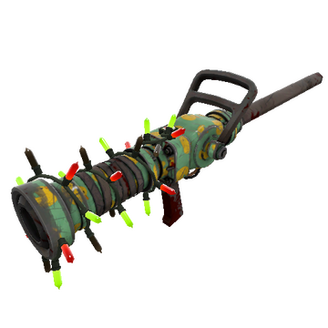 Unusual Festivized Professional Killstreak Quack Canvassed Medi Gun (Battle Scarred)