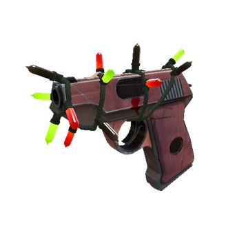 Unusual Festivized Professional Killstreak Sandstone Special Pistol (Field-Tested)