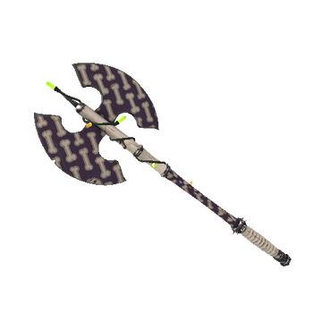 Unusual Festivized Professional Killstreak Totally Boned Scotsman's Skullcutter (Minimal Wear)