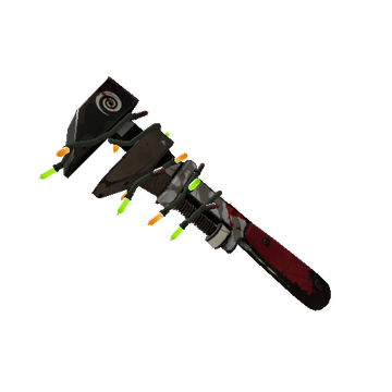 Unusual Festivized Specialized Killstreak Airwolf Wrench (Well-Worn)