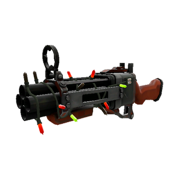 Unusual Festivized Specialized Killstreak Team Serviced Iron Bomber (Field-Tested)