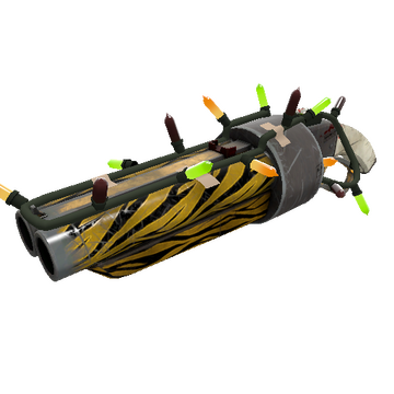 Unusual Festivized Specialized Killstreak Tiger Buffed Scattergun (Well-Worn)