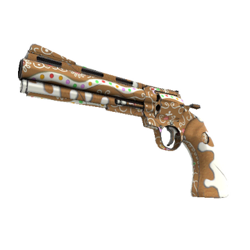 Unusual Gingerbread Winner Revolver (Minimal Wear)
