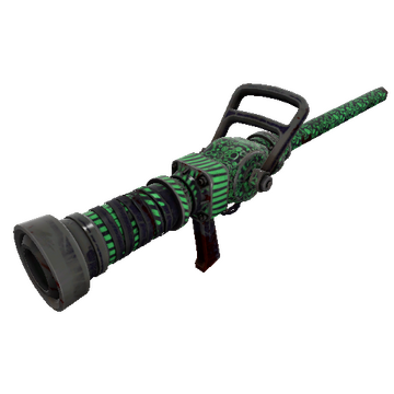 Unusual Killstreak Raving Dead Medi Gun (Battle Scarred)