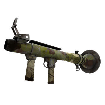 Unusual Killstreak Woodland Warrior Rocket Launcher (Battle Scarred)
