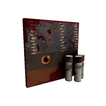 Unusual Piranha Mania War Paint (Well-Worn)