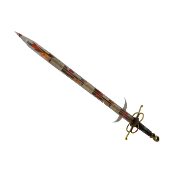 Unusual Professional Killstreak Anodized Aloha Claidheamh Mòr (Well-Worn)