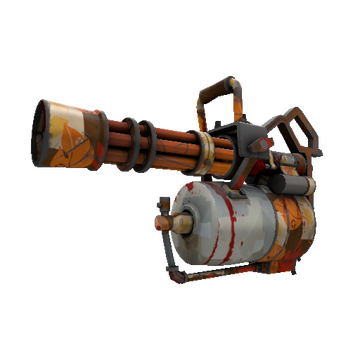 Unusual Professional Killstreak Anodized Aloha Minigun (Battle Scarred)