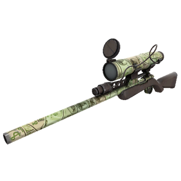 Unusual Professional Killstreak Bank Rolled Sniper Rifle (Field-Tested)