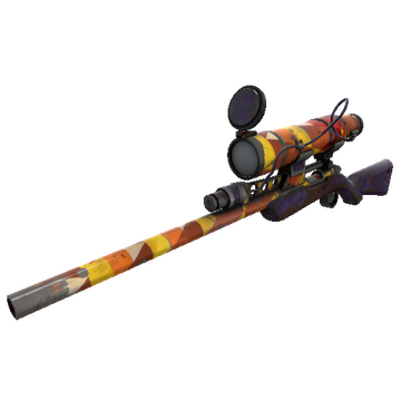 Unusual Professional Killstreak Candy Coated Sniper Rifle (Battle Scarred)