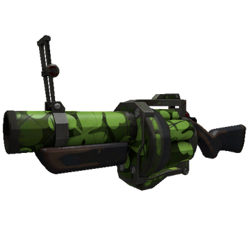 Unusual Professional Killstreak Clover Camo'd Grenade Launcher (Well-Worn)