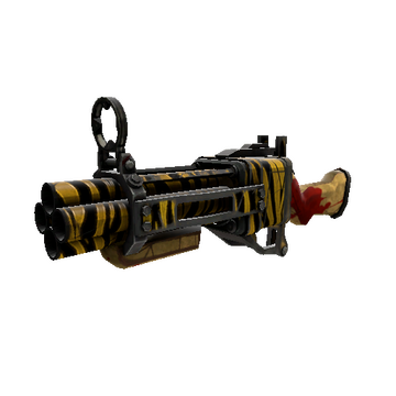 Unusual Professional Killstreak Tiger Buffed Iron Bomber (Well-Worn)