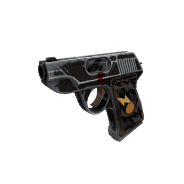 Unusual Specialized Killstreak Black Dahlia Pistol (Well-Worn)