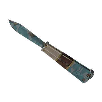 Unusual Specialized Killstreak Blue Mew Knife (Minimal Wear)
