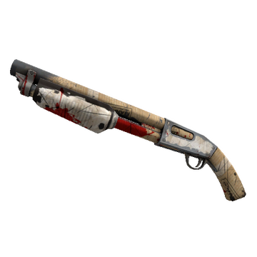 Unusual Specialized Killstreak Cardboard Boxed Shotgun (Battle Scarred)