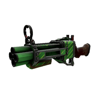 Unusual Specialized Killstreak Elfin Enamel Iron Bomber (Well-Worn)