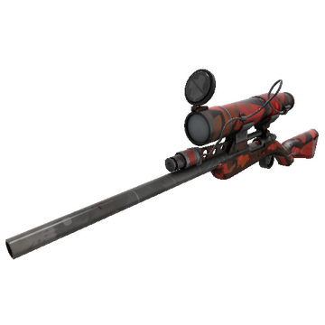 Unusual Specialized Killstreak Geometrical Teams Sniper Rifle (Battle Scarred)