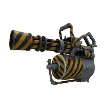 Unusual Specialized Killstreak Hazard Warning Minigun (Field-Tested)
