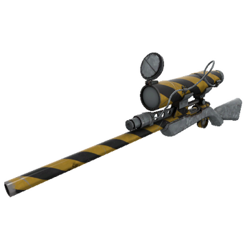 Unusual Specialized Killstreak Hazard Warning Sniper Rifle (Field-Tested)