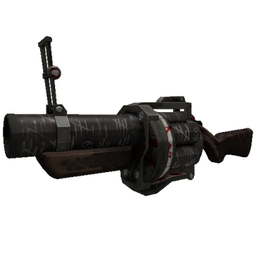 Unusual Specialized Killstreak Kill Covered Grenade Launcher (Battle Scarred)