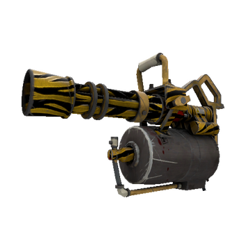 Unusual Specialized Killstreak Tiger Buffed Minigun (Well-Worn)